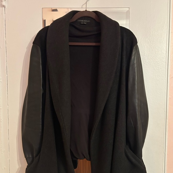 Theory’s “Laura Amazing” Wool Cashmere Cotton
Leather Jacket - Picture 9 of 11